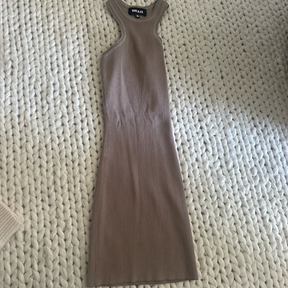 SER.O.YA knit mini dress